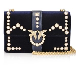 Brand new beautiful Pinko Pearl embellished bag